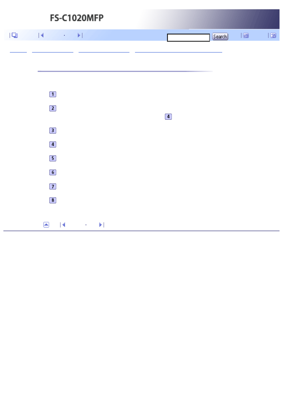 Deleting fax destinations, Next | Kyocera FS-C1020MFP User Manual | Page 248 / 477
