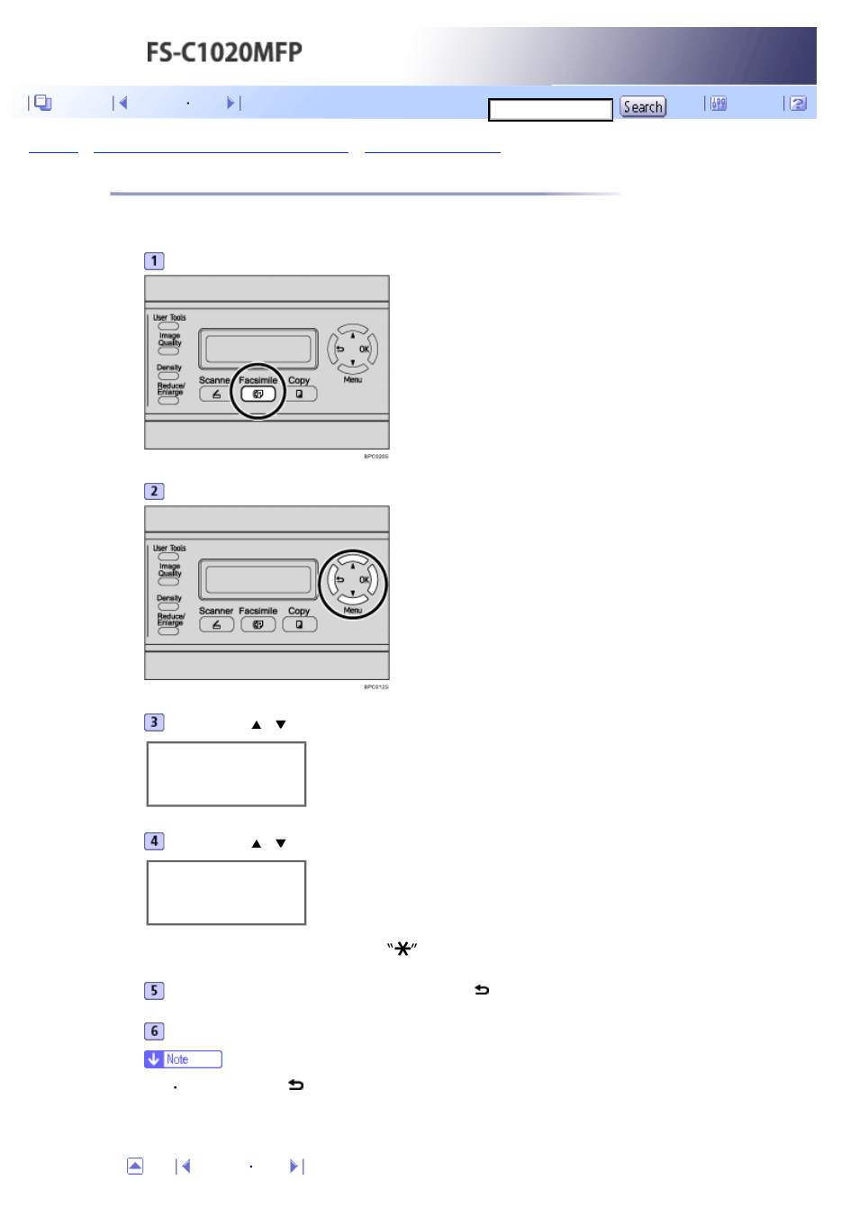 Changing fax transmission settings, Next | Kyocera FS-C1020MFP User Manual | Page 311 / 477