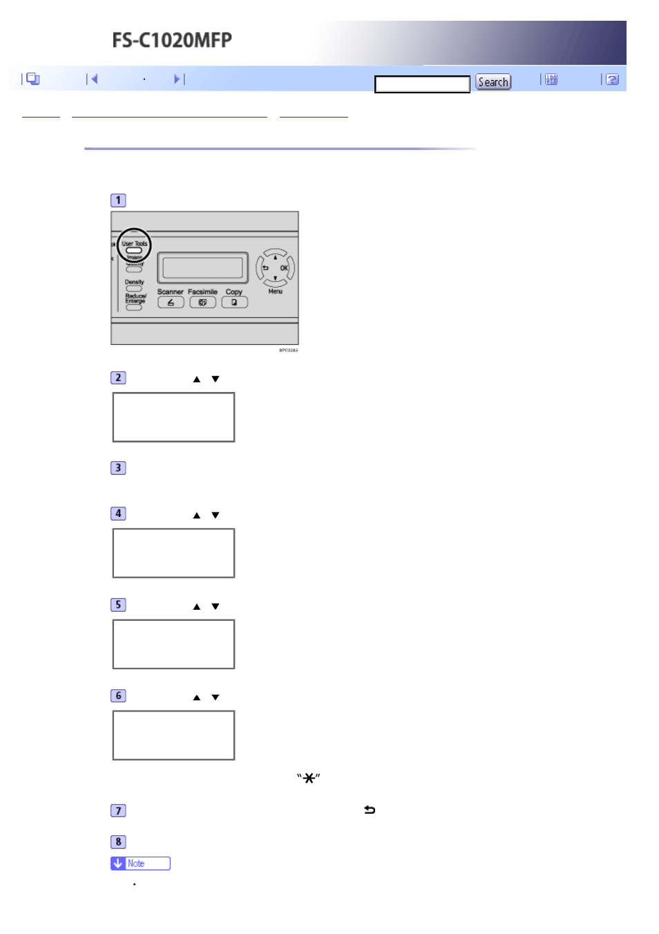 Changing network settings, Next | Kyocera FS-C1020MFP User Manual | Page 331 / 477
