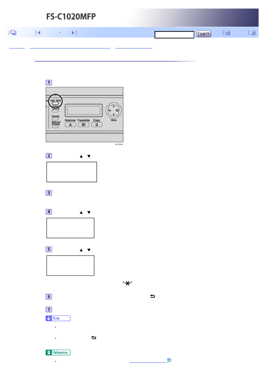 Changing administrator settings, Next | Kyocera FS-C1020MFP User Manual | Page 344 / 477