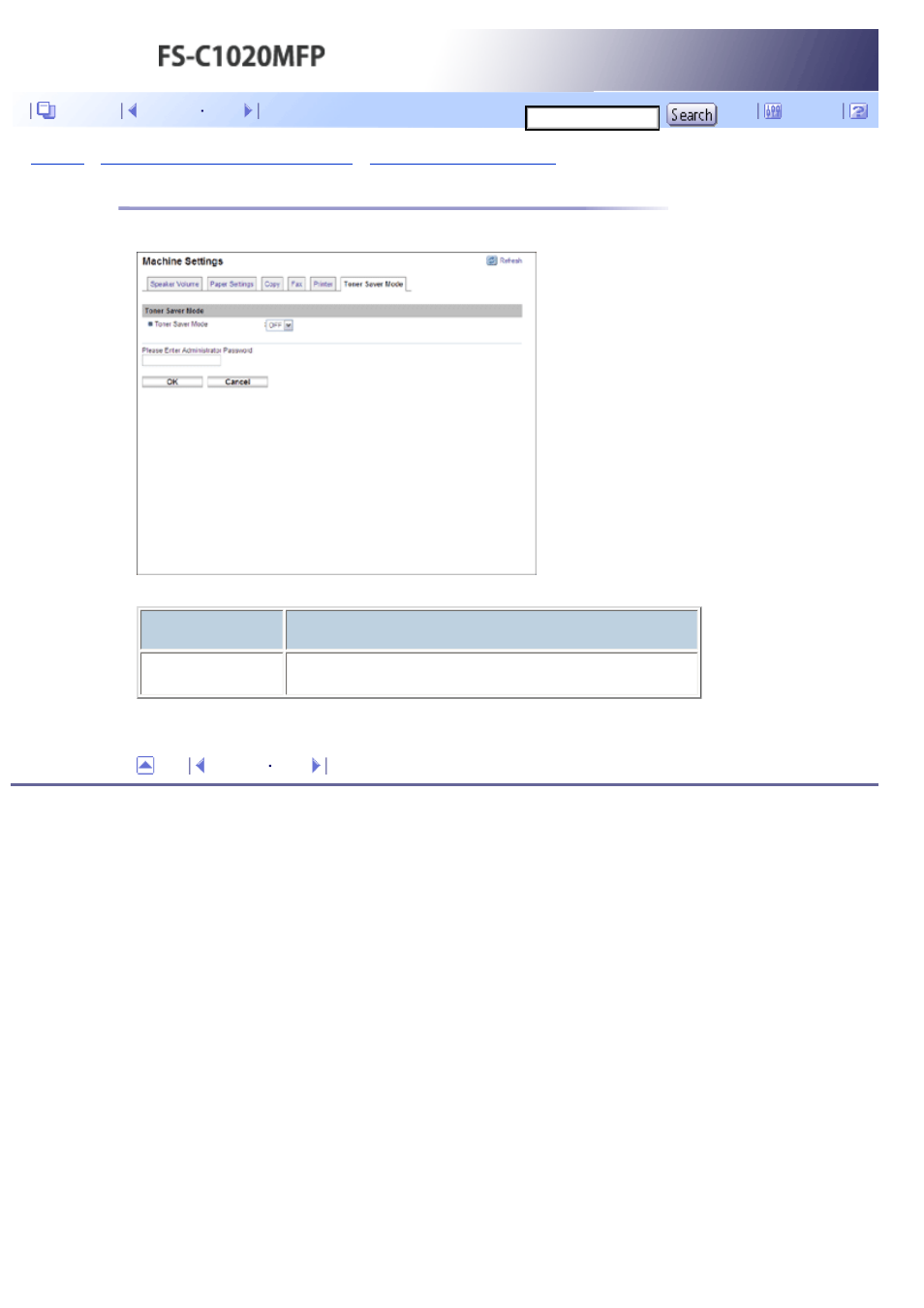 Configuring toner saver mode, Next | Kyocera FS-C1020MFP User Manual | Page 373 / 477
