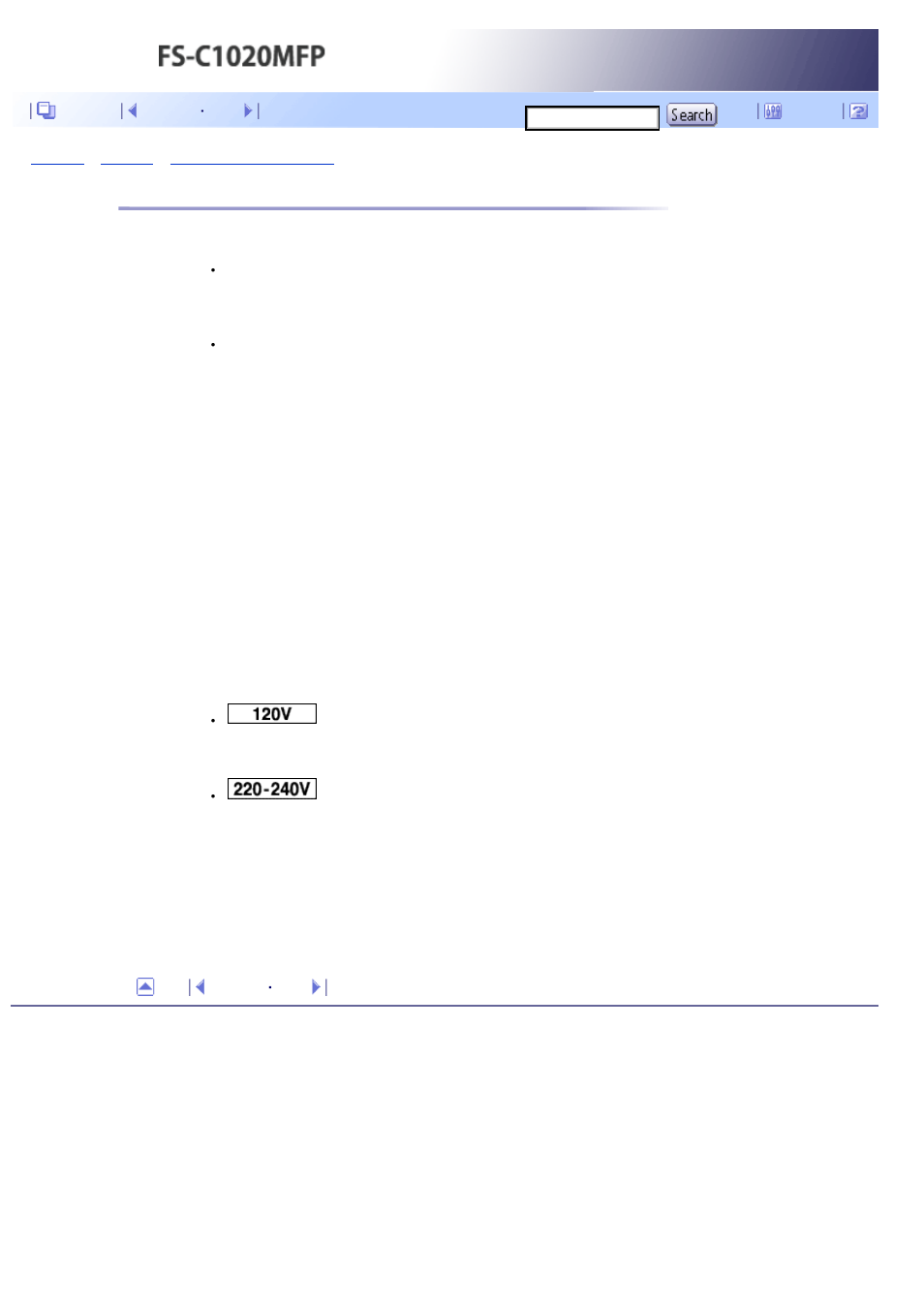 Copier function specifications, Next | Kyocera FS-C1020MFP User Manual | Page 467 / 477