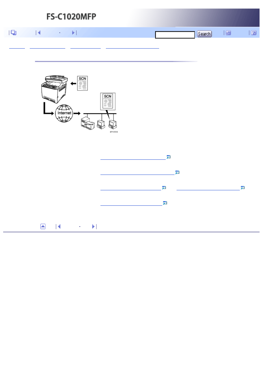 Sending scanned files via e-mail, Next | Kyocera FS-C1020MFP User Manual | Page 53 / 477