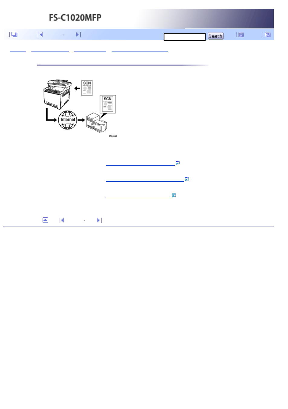 Sending scanned files to an ftp server, Next | Kyocera FS-C1020MFP User Manual | Page 54 / 477