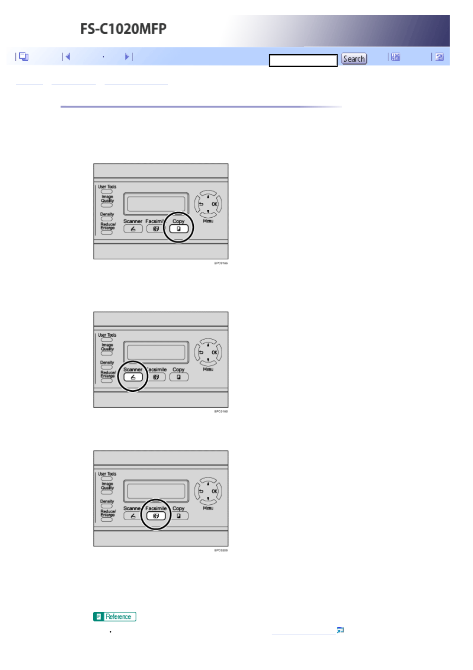 Changing operation modes, Next | Kyocera FS-C1020MFP User Manual | Page 84 / 477