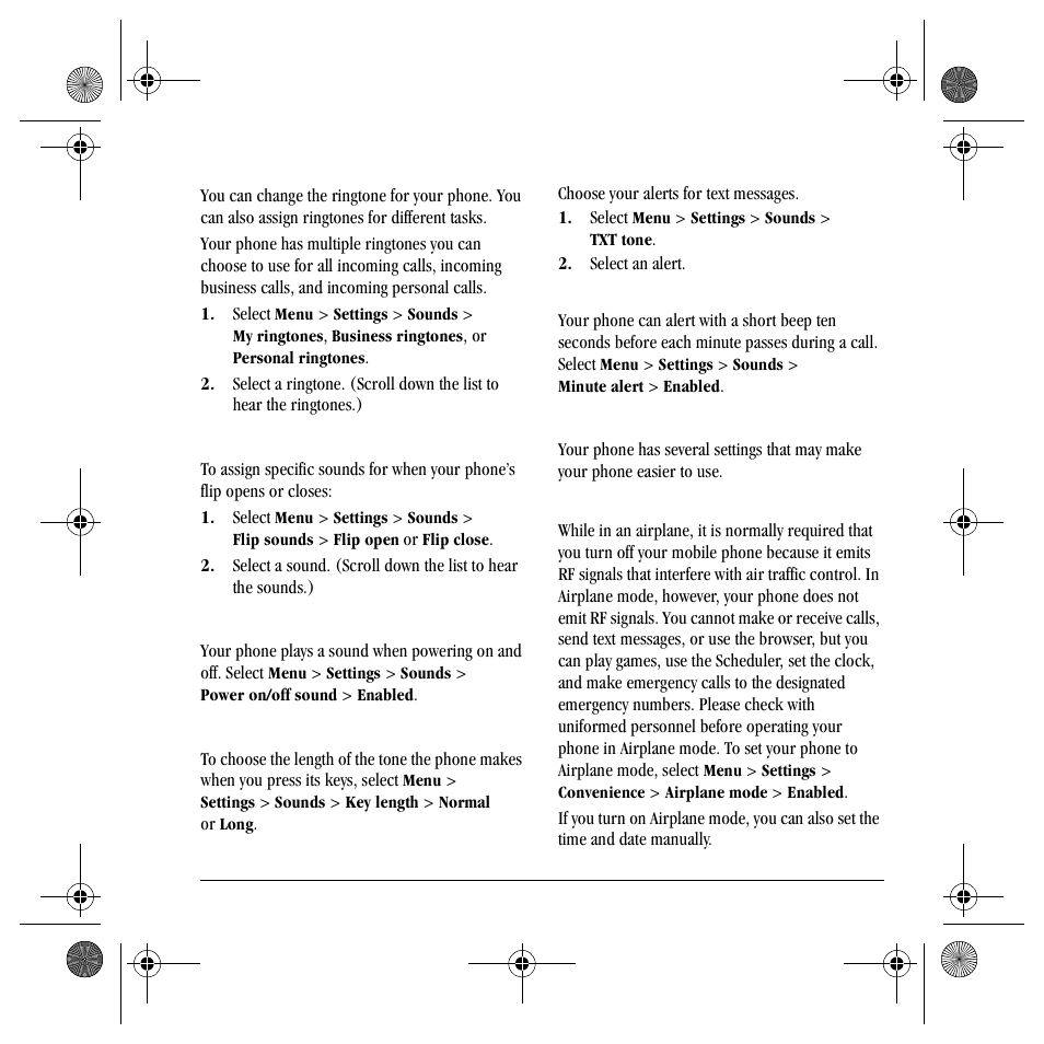 Convenience | Kyocera TNT VMS200 User Manual | Page 47 / 64