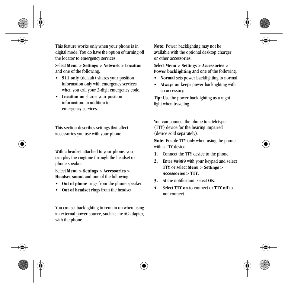 Accessories | Kyocera TNT VMS200 User Manual | Page 53 / 64