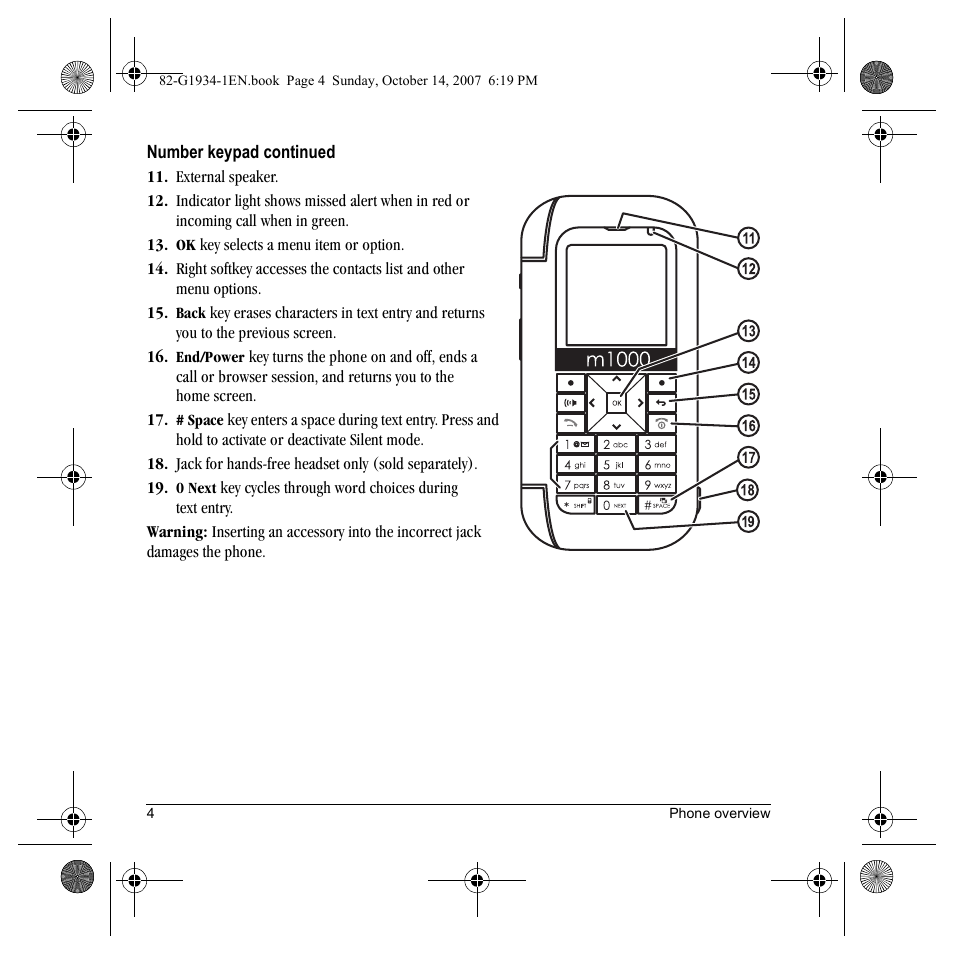 Kyocera Lingo M1000 User Manual | Page 12 / 88