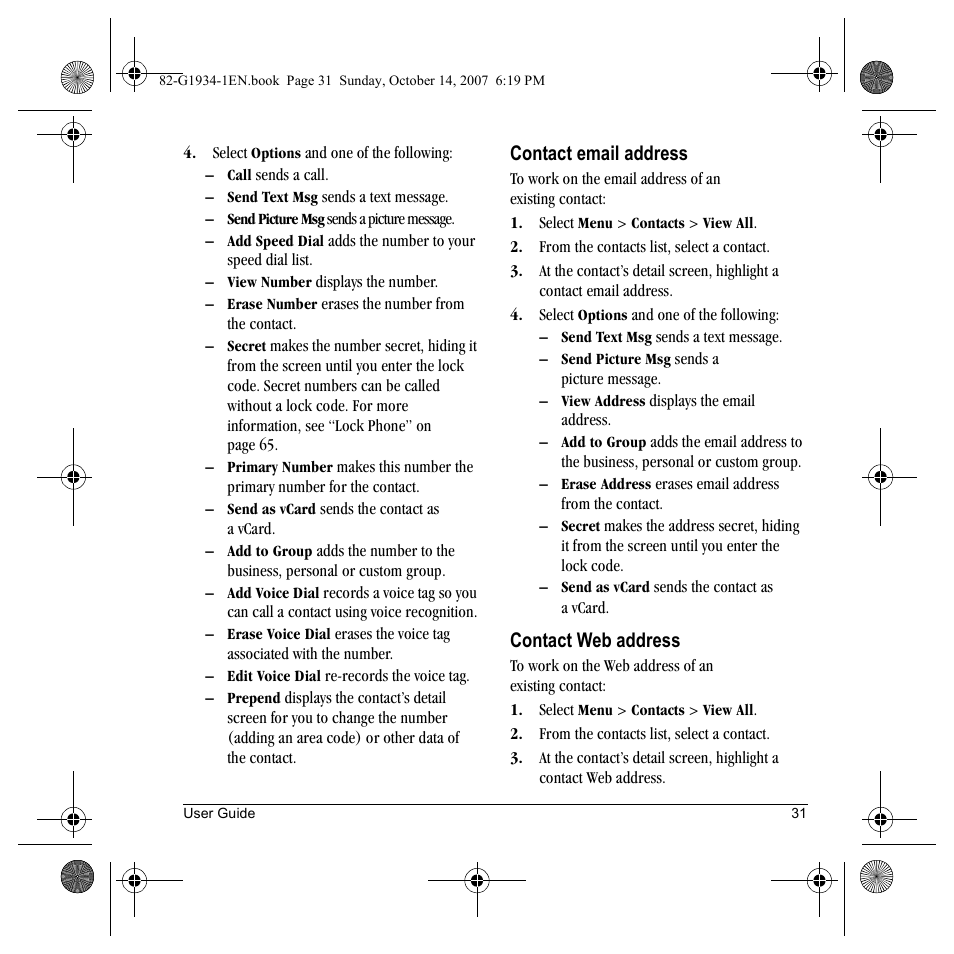 Kyocera Lingo M1000 User Manual | Page 39 / 88
