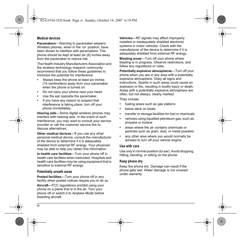 Kyocera Lingo M1000 User Manual | Page 4 / 88