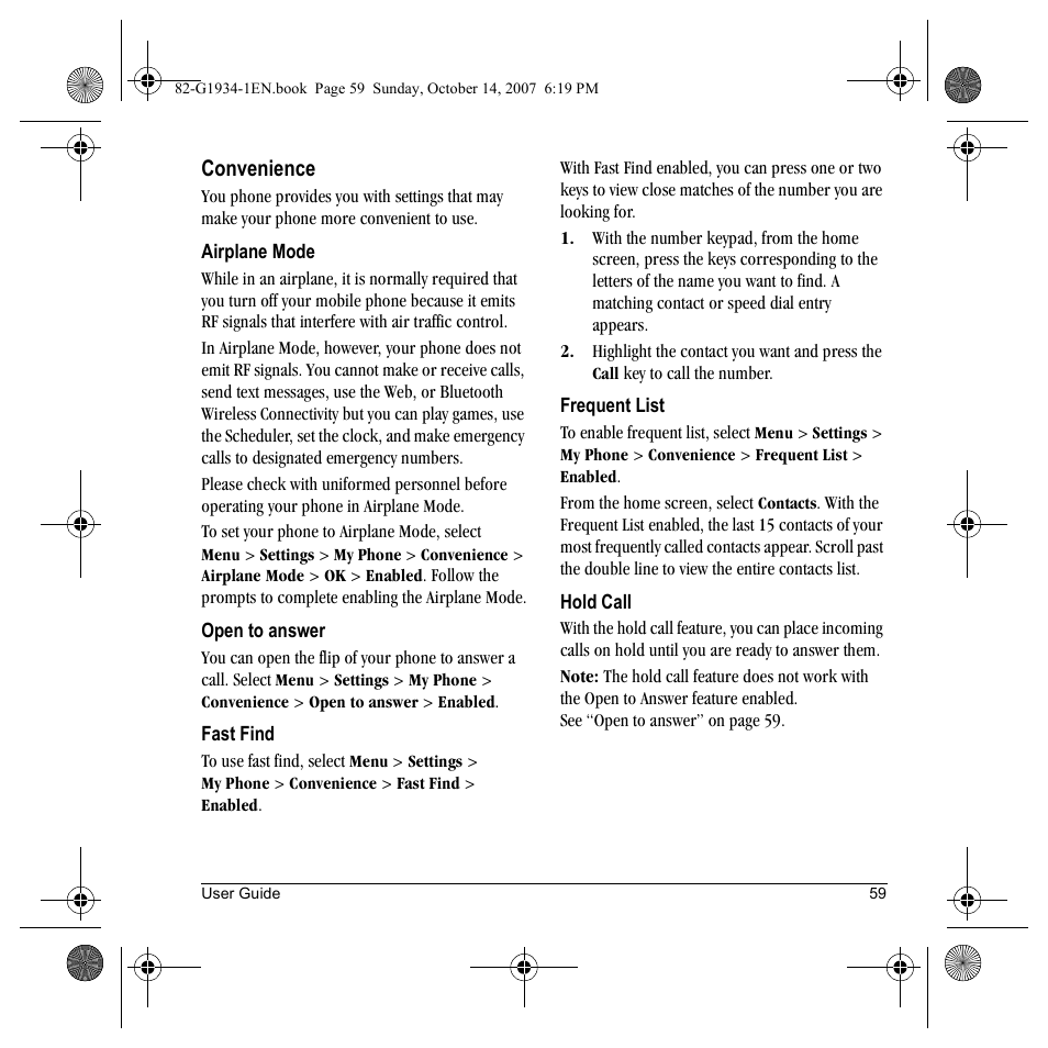 Kyocera Lingo M1000 User Manual | Page 67 / 88