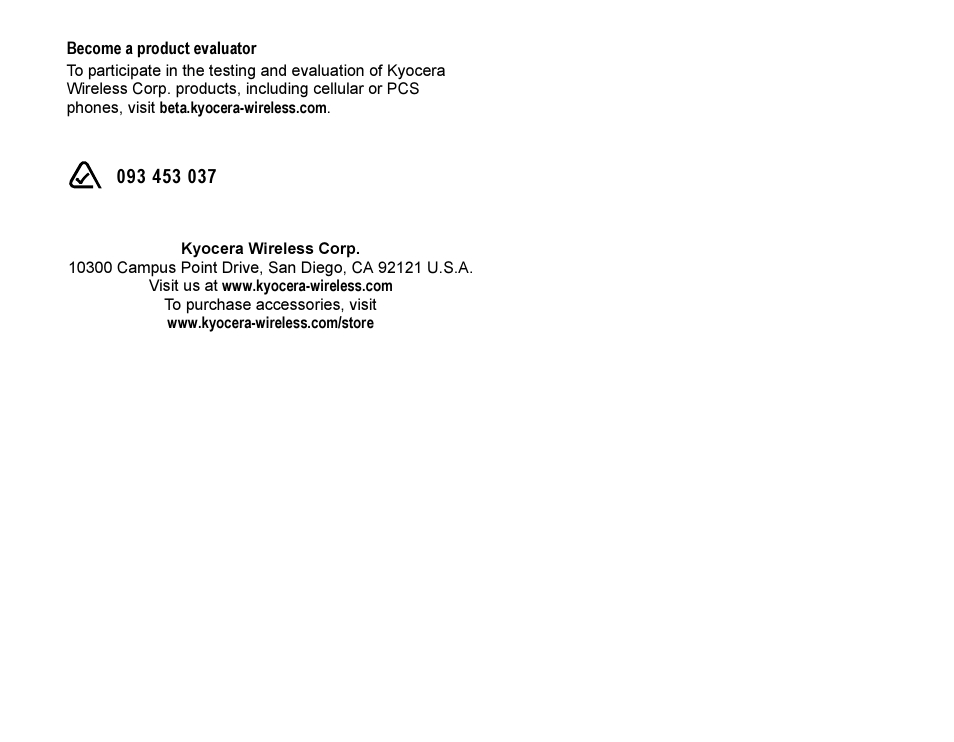 Kyocera Rave K-7 User Manual | Page 7 / 56