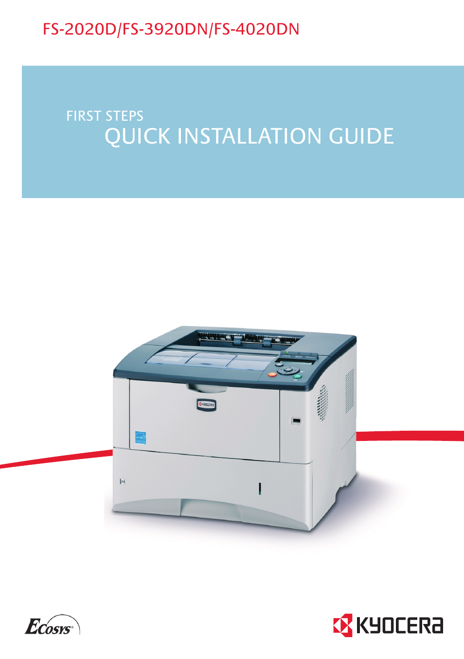 Kyocera Fs-4020dn  M User Manual | 16 pages