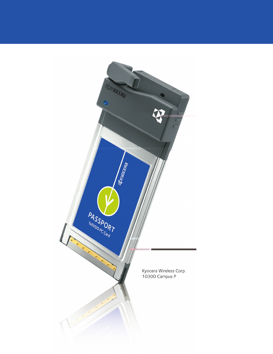 Kyocera Passport PC Card User Manual | 23 pages