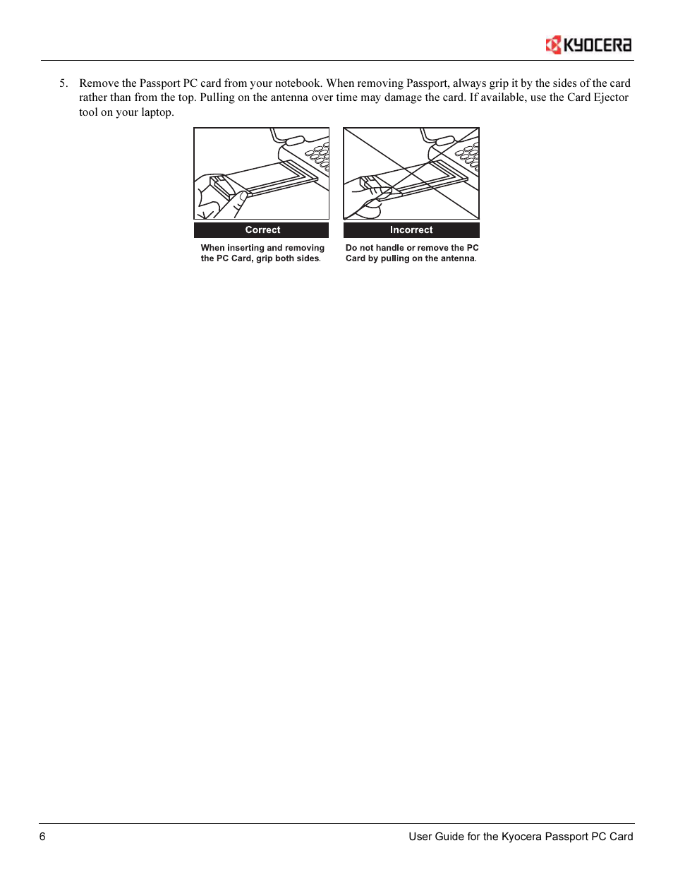 Kyocera Passport PC Card User Manual | Page 8 / 23