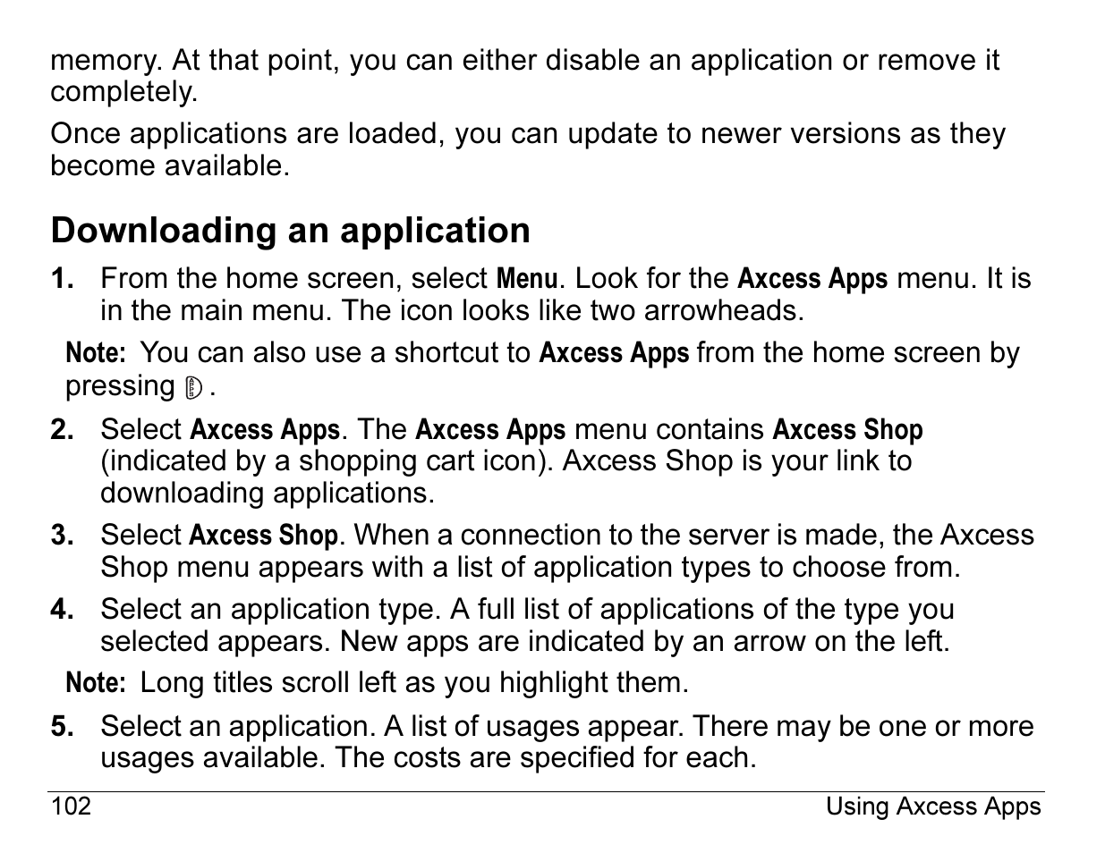 Downloading an application | Kyocera Angel SE47 User Manual | Page 124 / 148