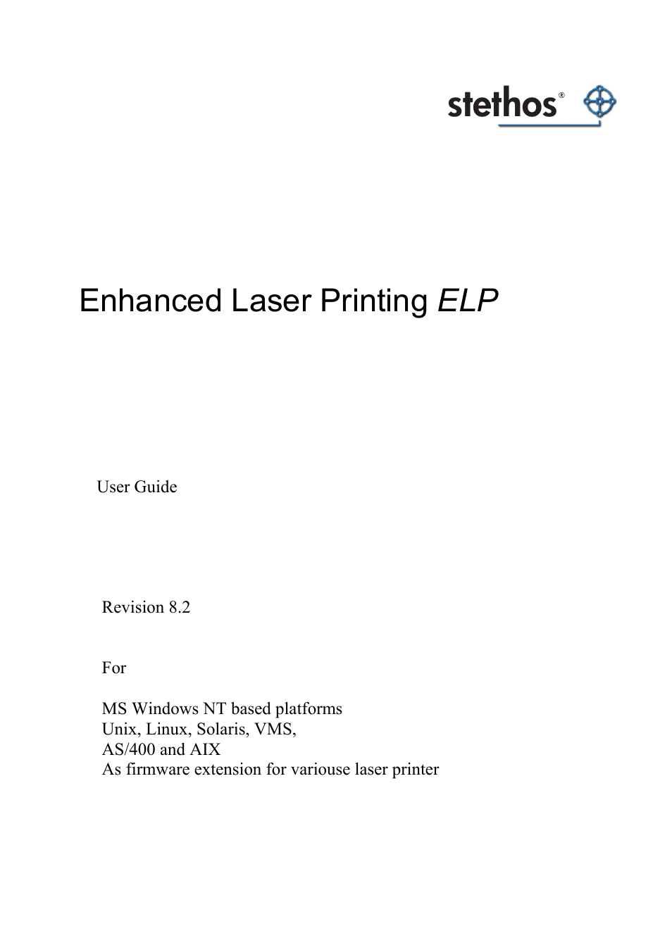 Kyocera Laser Printing ELP User Manual | 26 pages