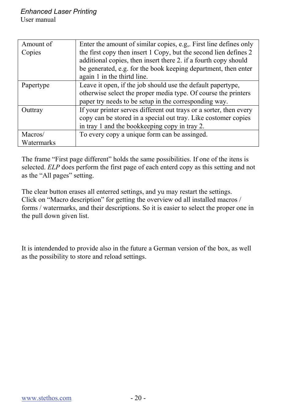 Kyocera Laser Printing ELP User Manual | Page 20 / 26