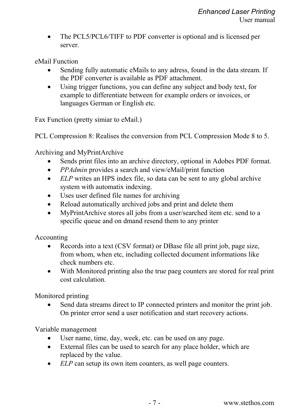 Kyocera Laser Printing ELP User Manual | Page 7 / 26