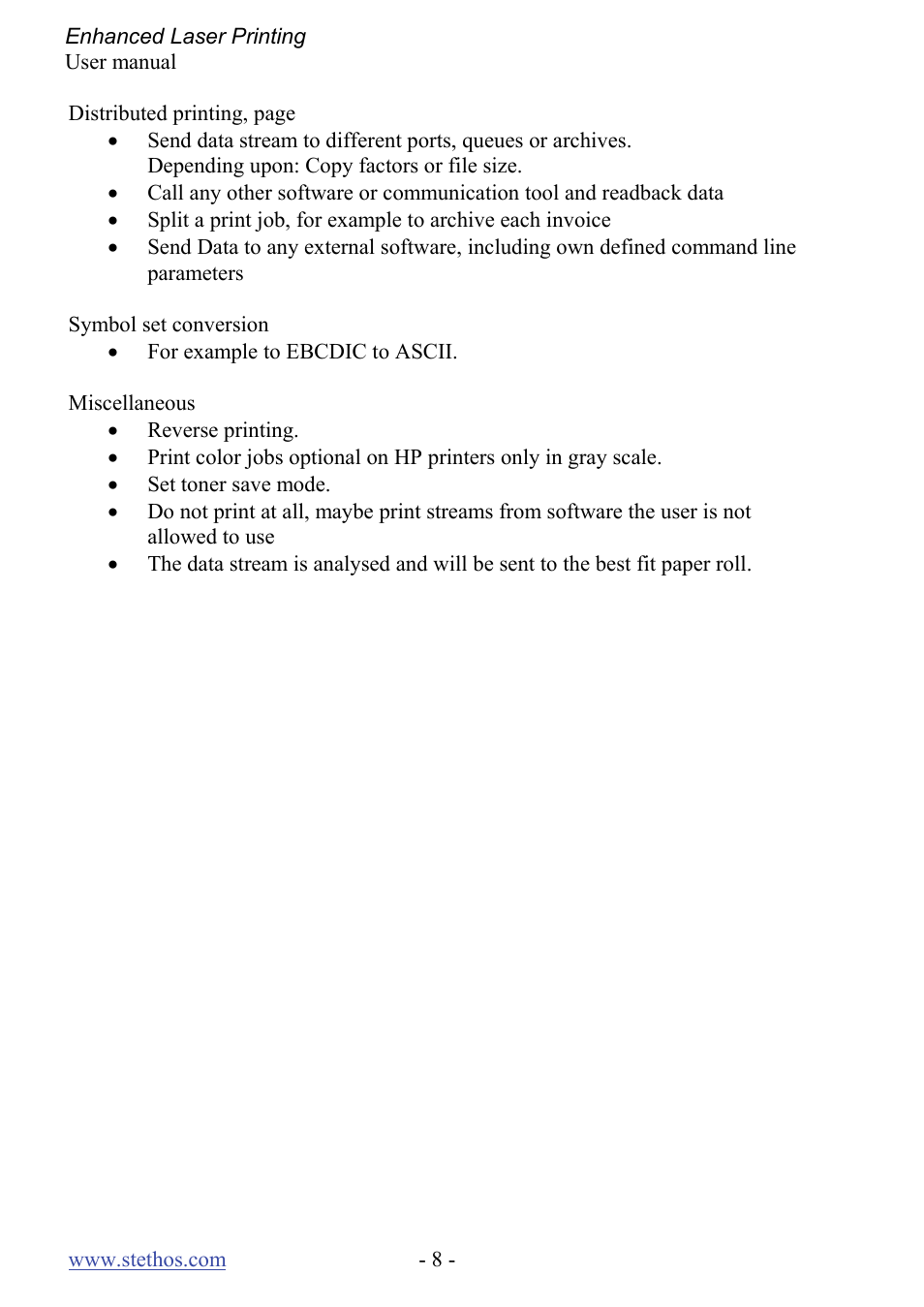 Kyocera Laser Printing ELP User Manual | Page 8 / 26