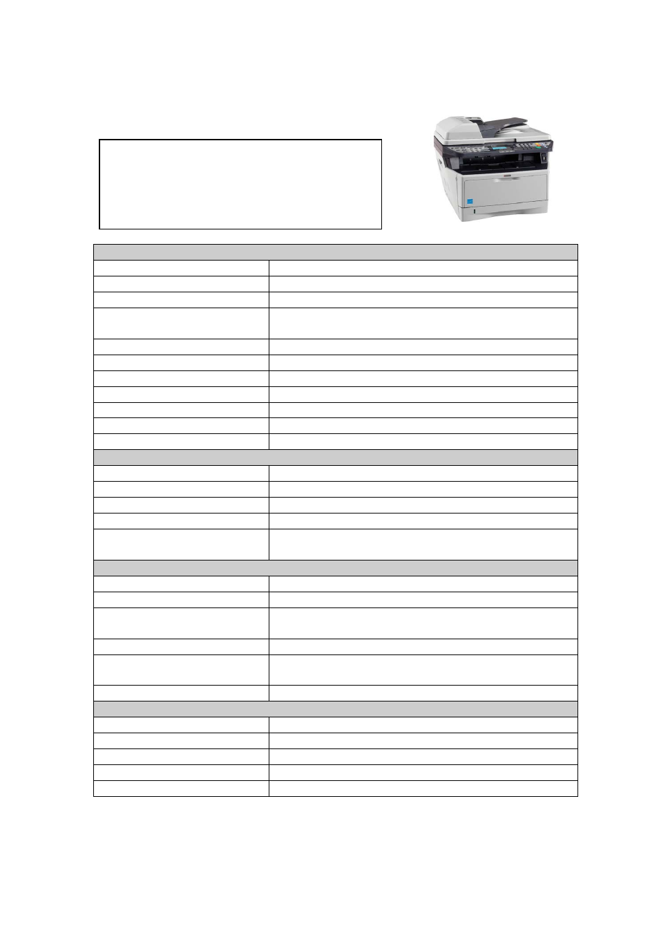 Fs-1035mfp | Kyocera CUA 25307 User Manual | Page 12 / 87