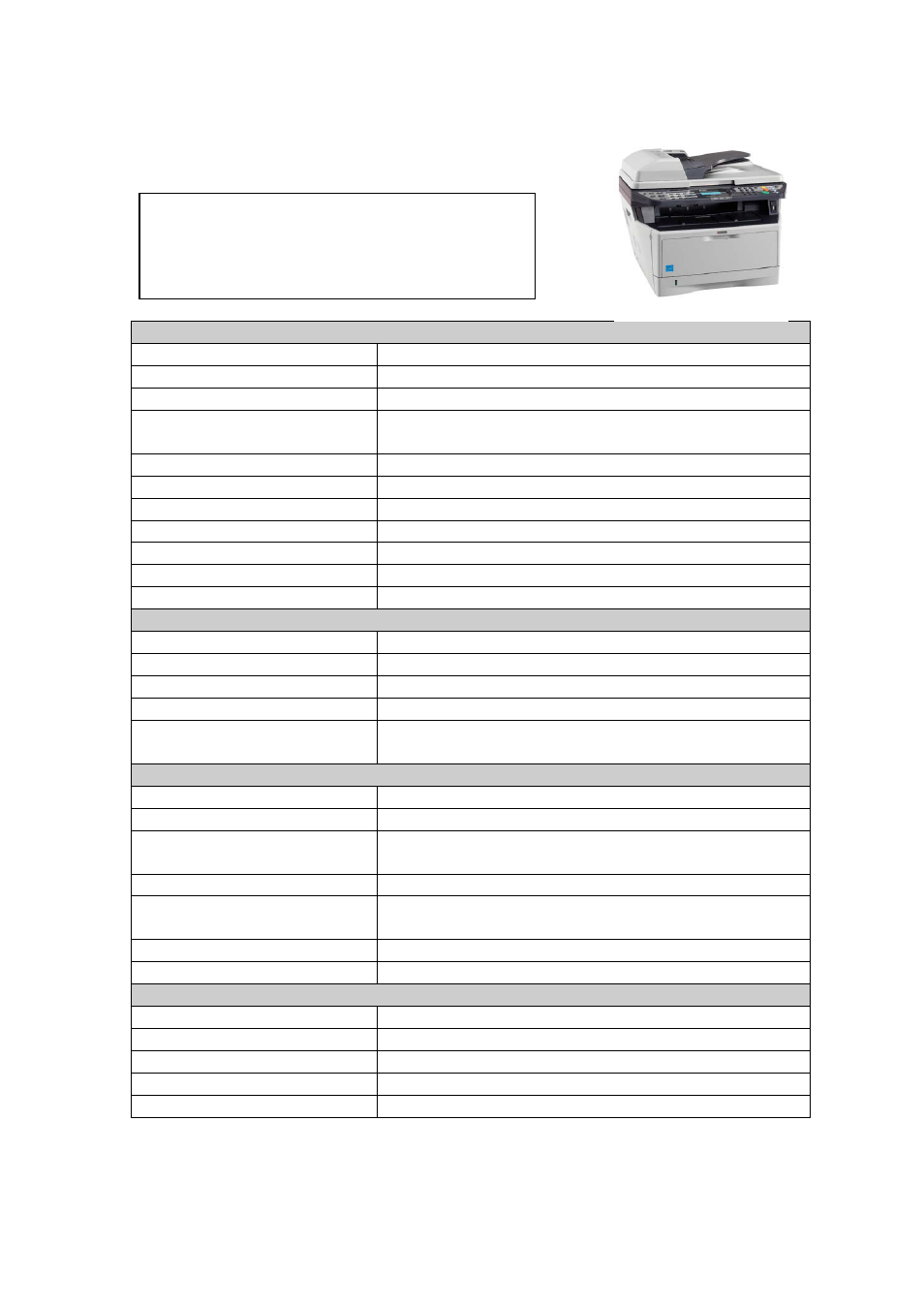 Fs-1030mfp | Kyocera CUA 25307 User Manual | Page 8 / 87