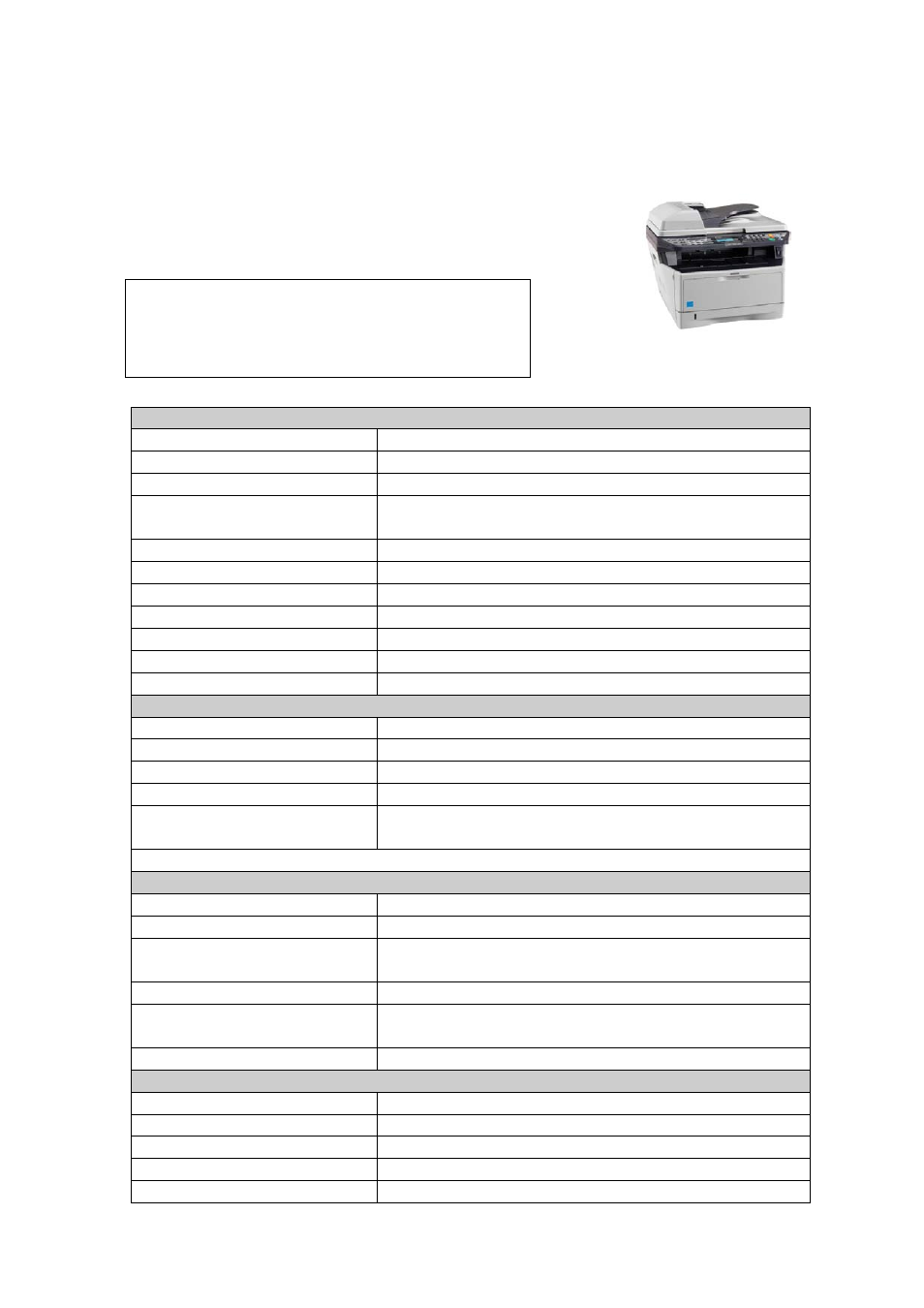 Fs-1130mfp, Panel 4 facsimile and associated consumables | Kyocera CUA 25307 User Manual | Page 82 / 87