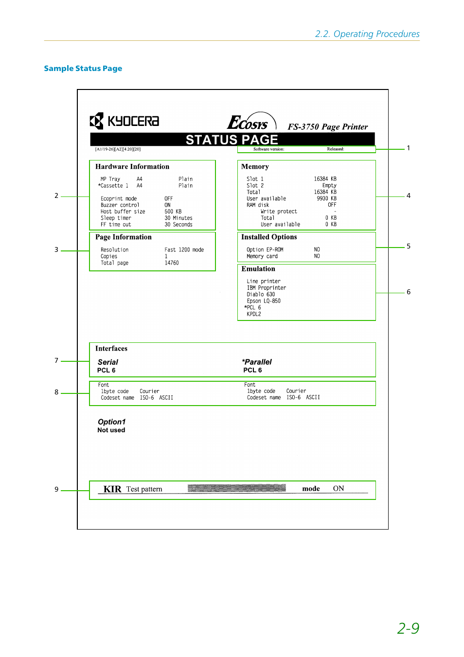 Kyocera FS1750 User Manual | Page 54 / 124