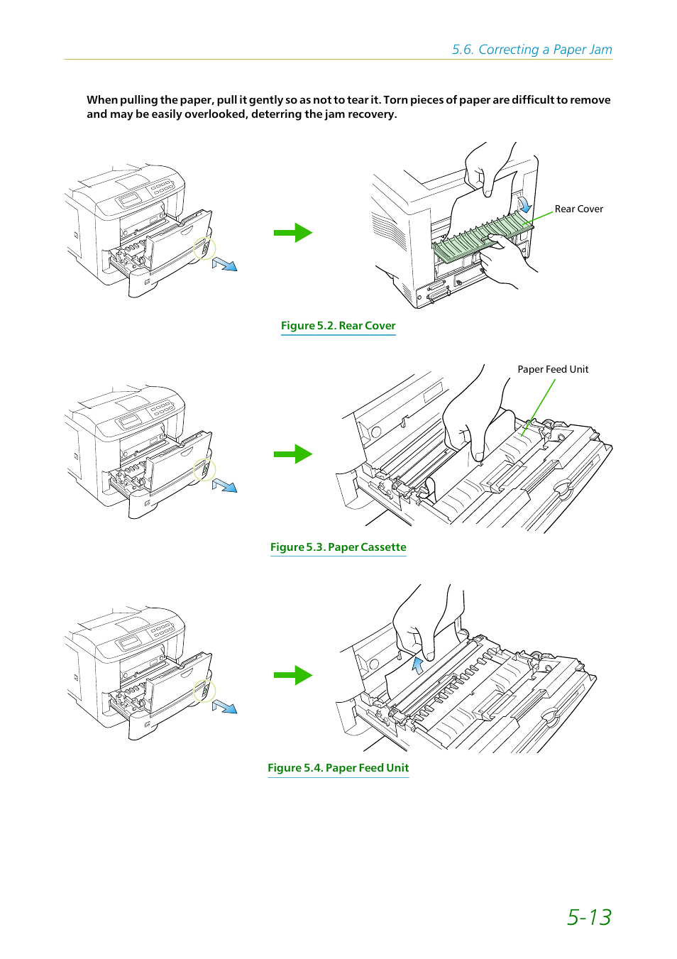 Figure 5.2 . clo, E figure 5.3 . cl, Figure 5.4 . re | Kyocera FS1750 User Manual | Page 99 / 124