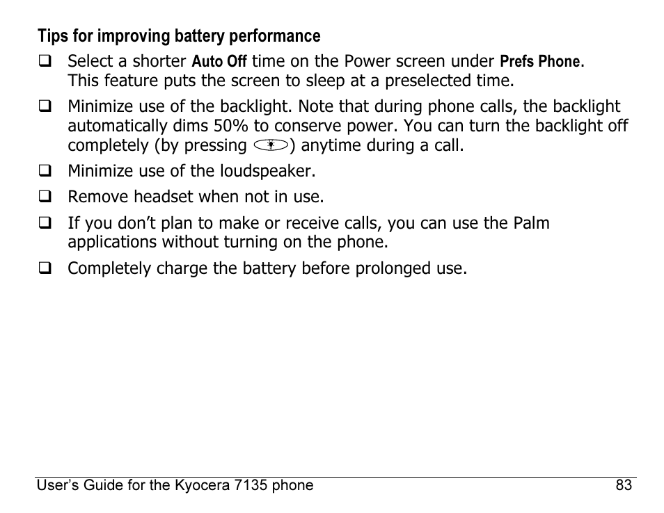 Kyocera 7135 User Manual | Page 101 / 112