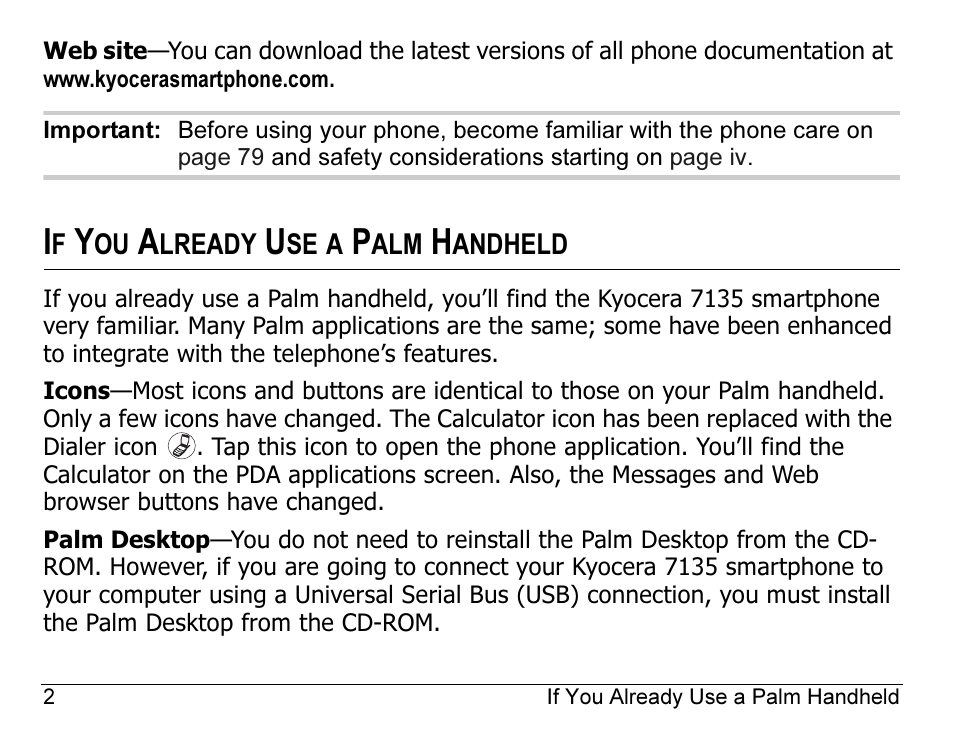 Kyocera 7135 User Manual | Page 20 / 112