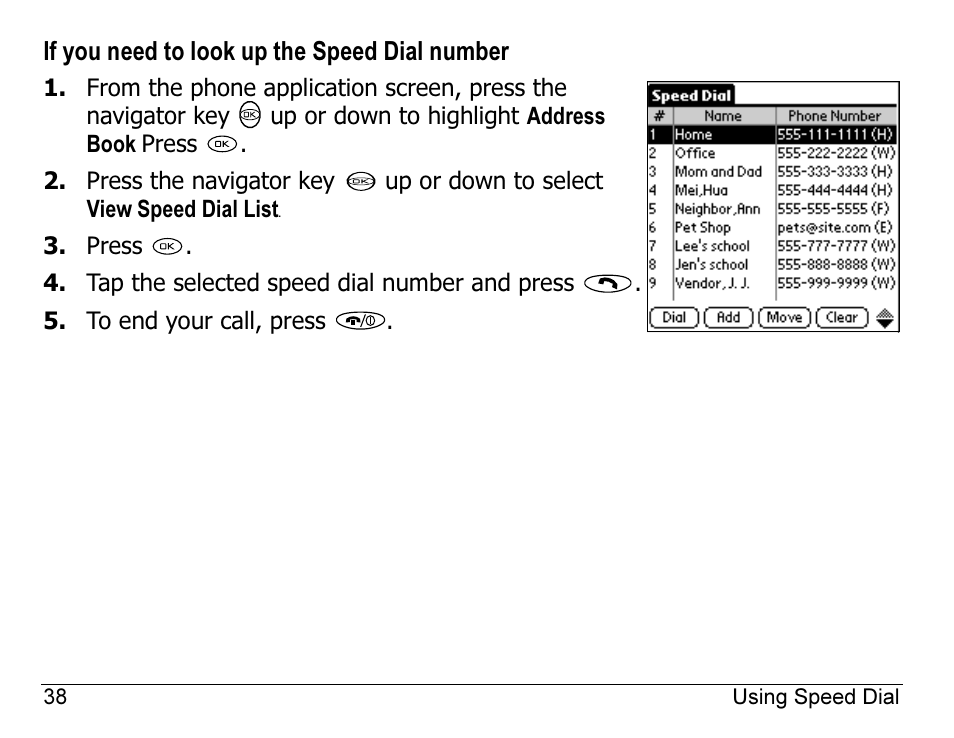 If you need to look up the speed dial number | Kyocera 7135 User Manual | Page 56 / 112