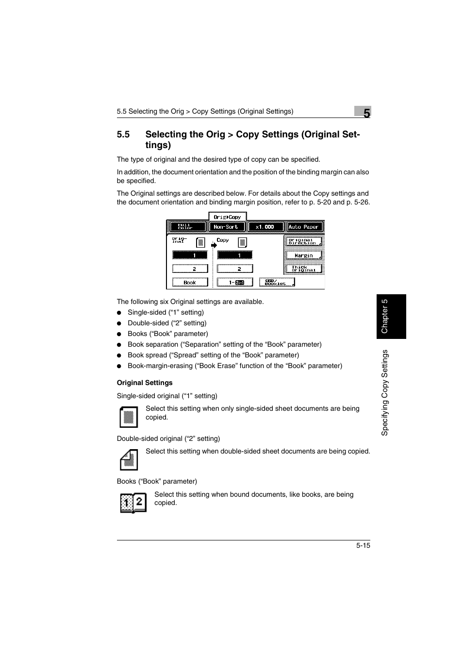 P. 5-15) | Kyocera KM-C2030 User Manual | Page 102 / 154