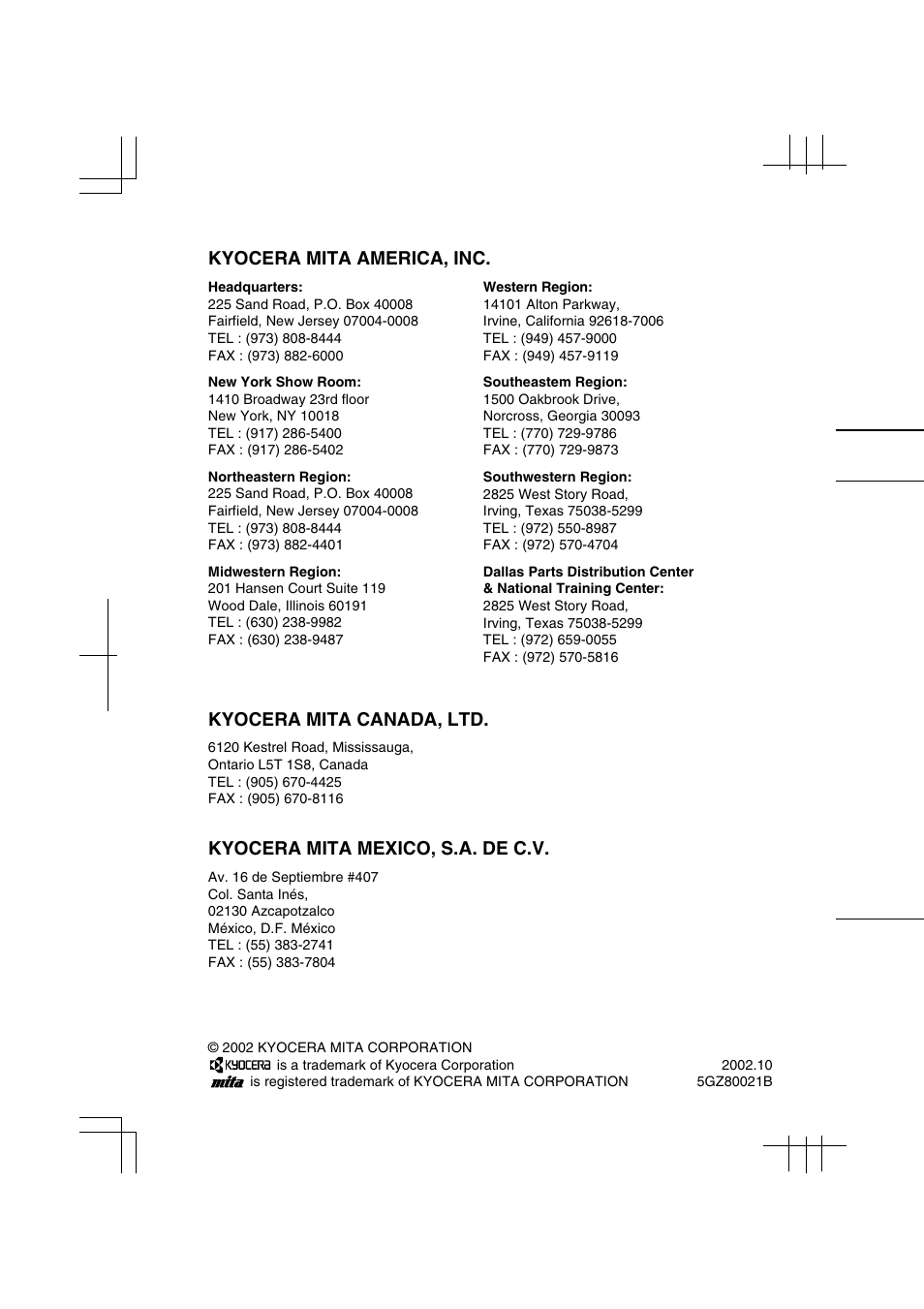 Kyocera KM-C2030 User Manual | Page 154 / 154