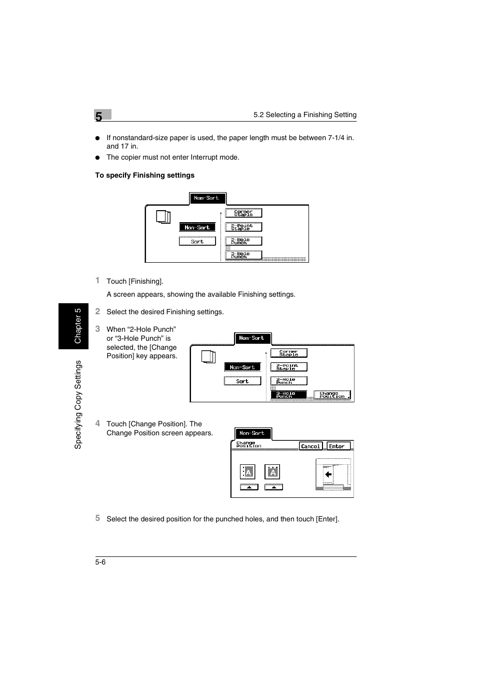 To specify finishing settings -6 | Kyocera KM-C2030 User Manual | Page 93 / 154