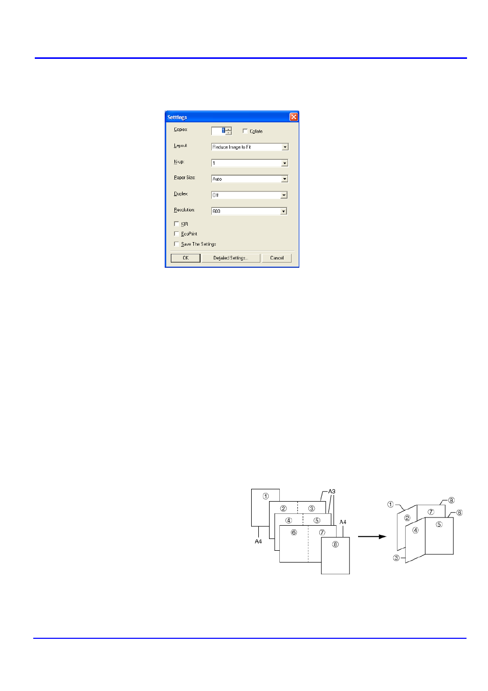 Printing system settings | Kyocera KM-NET User Manual | Page 10 / 20