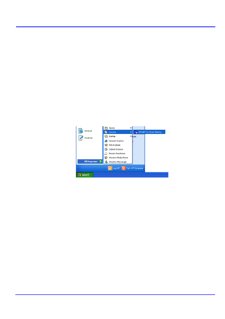 Installation and startup, Installation, Startup | Installation 2.2. startup | Kyocera KM-NET User Manual | Page 6 / 20