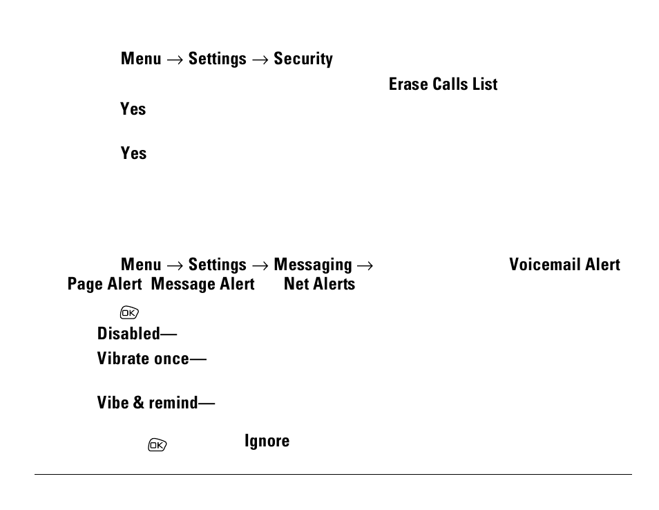 Setting message alerts | Kyocera S14 User Manual | Page 89 / 123