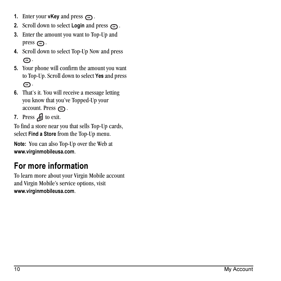 For more information | Kyocera Cyclops K325 User Manual | Page 18 / 68