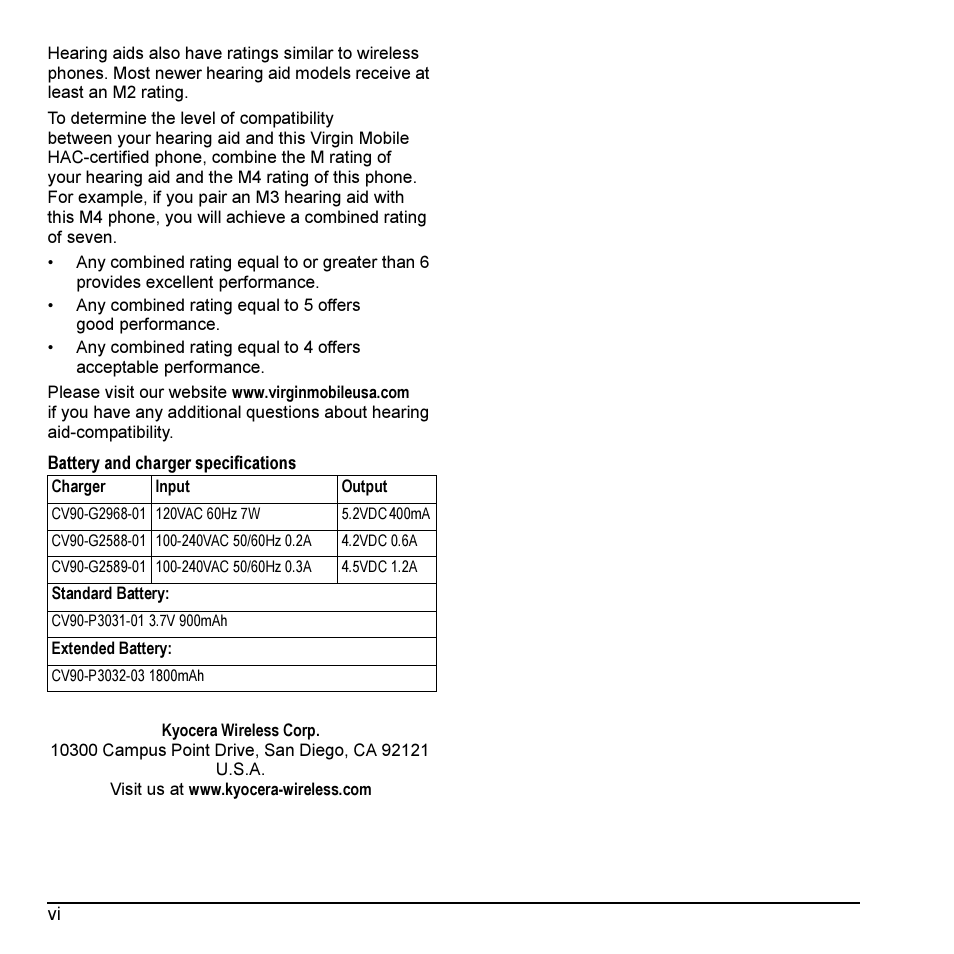 Kyocera Cyclops K325 User Manual | Page 6 / 68