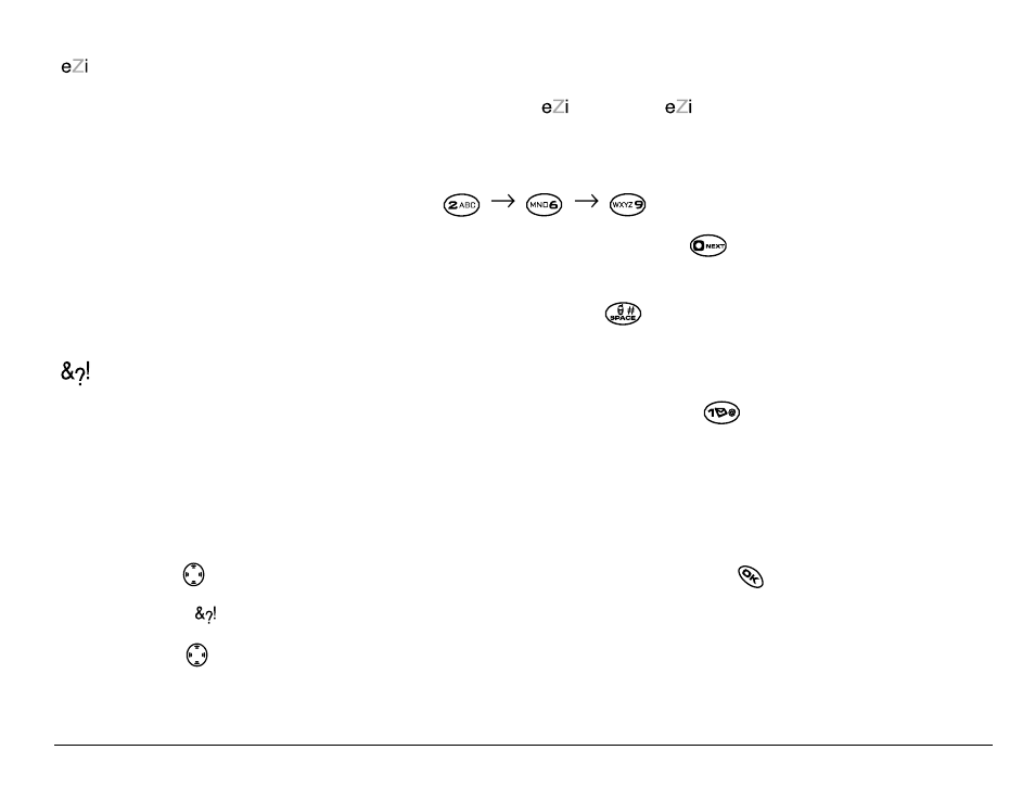 Entering words quickly, Entering symbols | Kyocera KX414 User Manual | Page 47 / 130