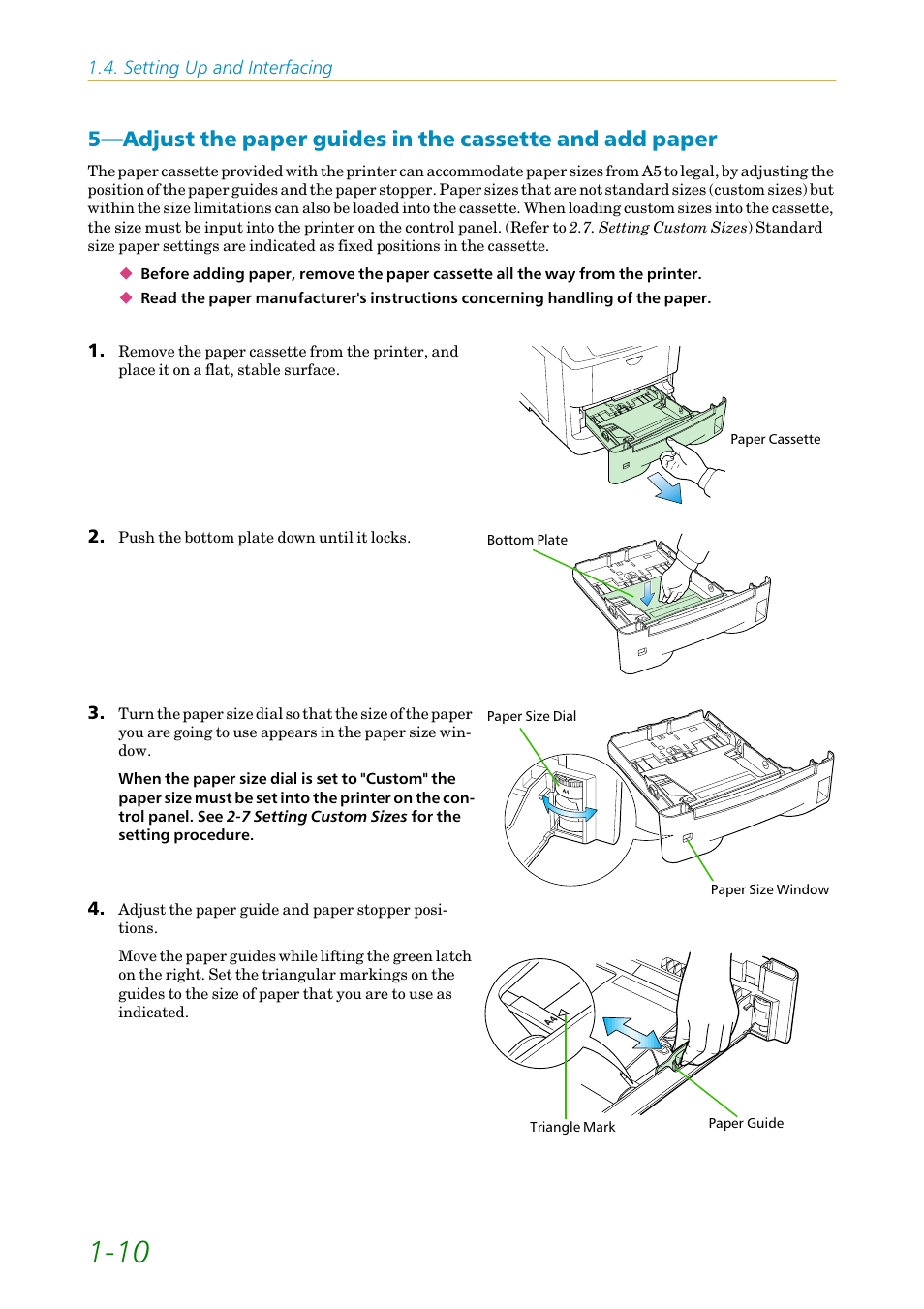 Kyocera FS-1200 User Manual | Page 29 / 119