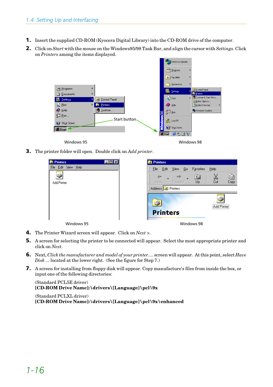 Kyocera FS-1200 User Manual | Page 35 / 119