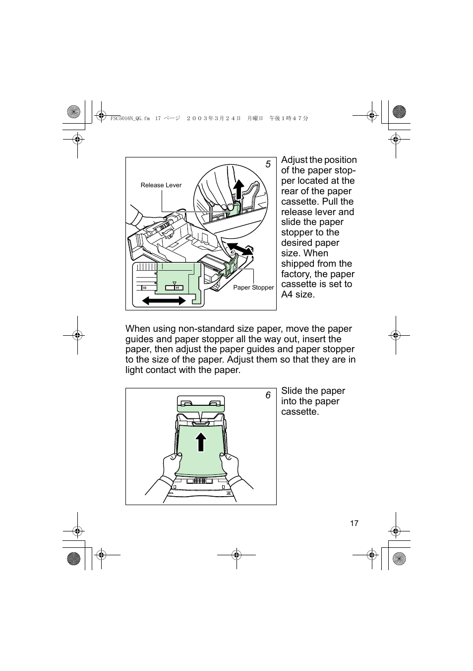 Kyocera FS-C5016N User Manual | Page 19 / 44