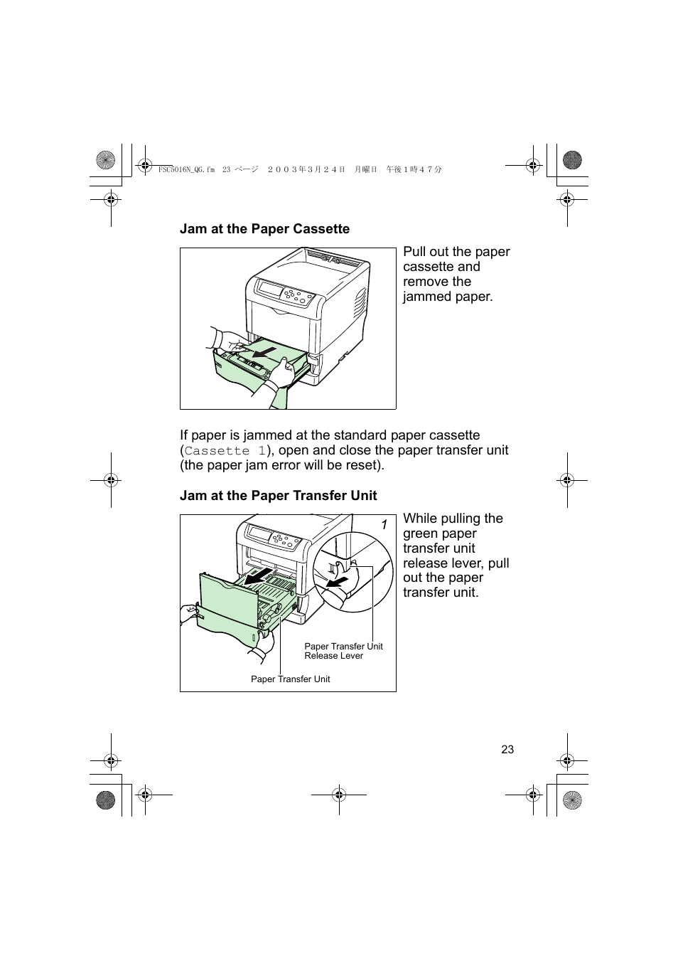 Kyocera FS-C5016N User Manual | Page 25 / 44