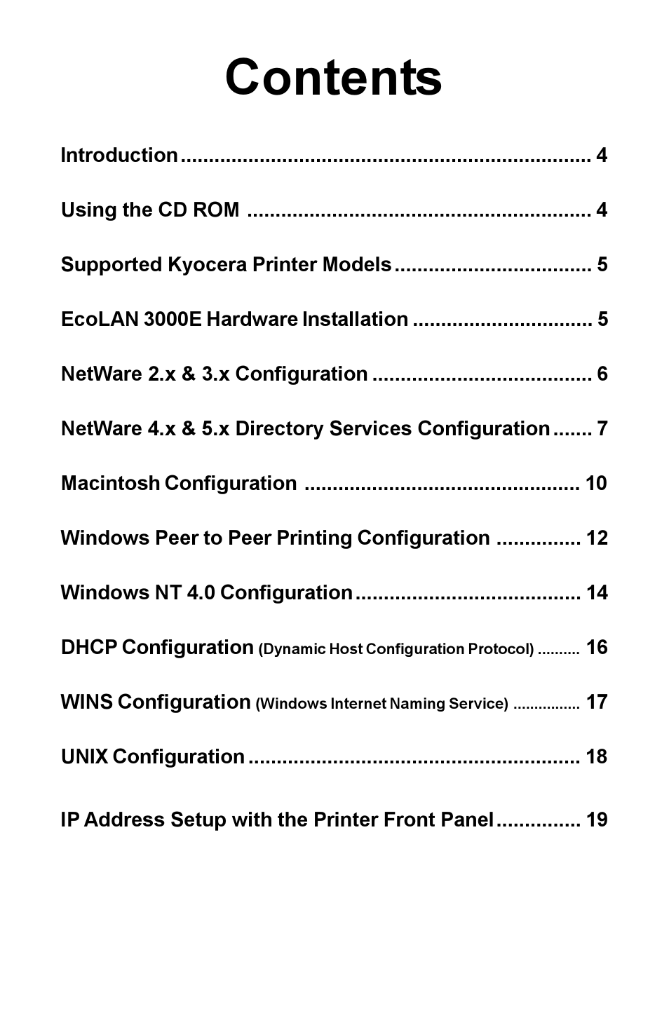 Kyocera EcoLAN 3000E User Manual | Page 3 / 20