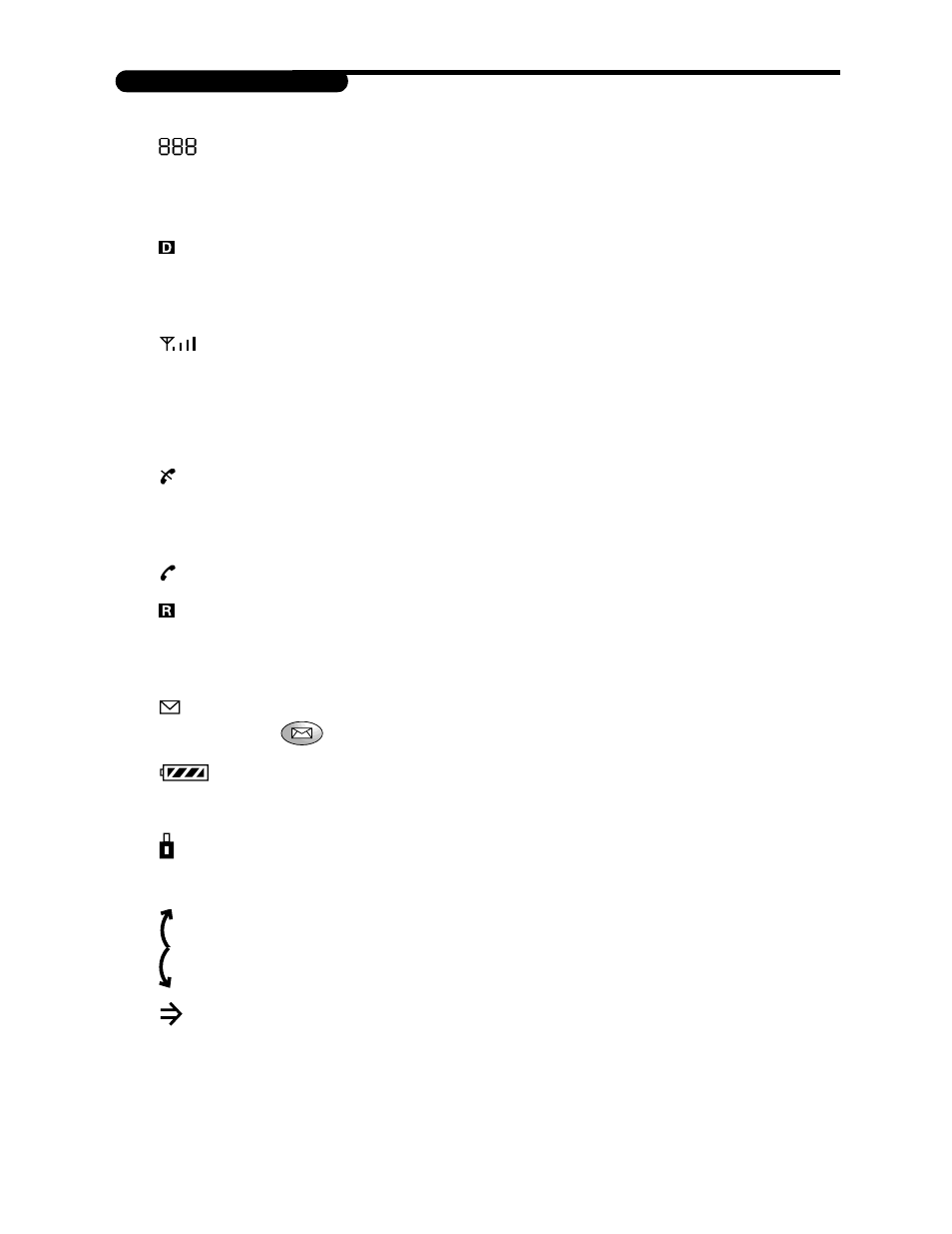 Display icons | Kyocera QCP 2700 User Manual | Page 11 / 50