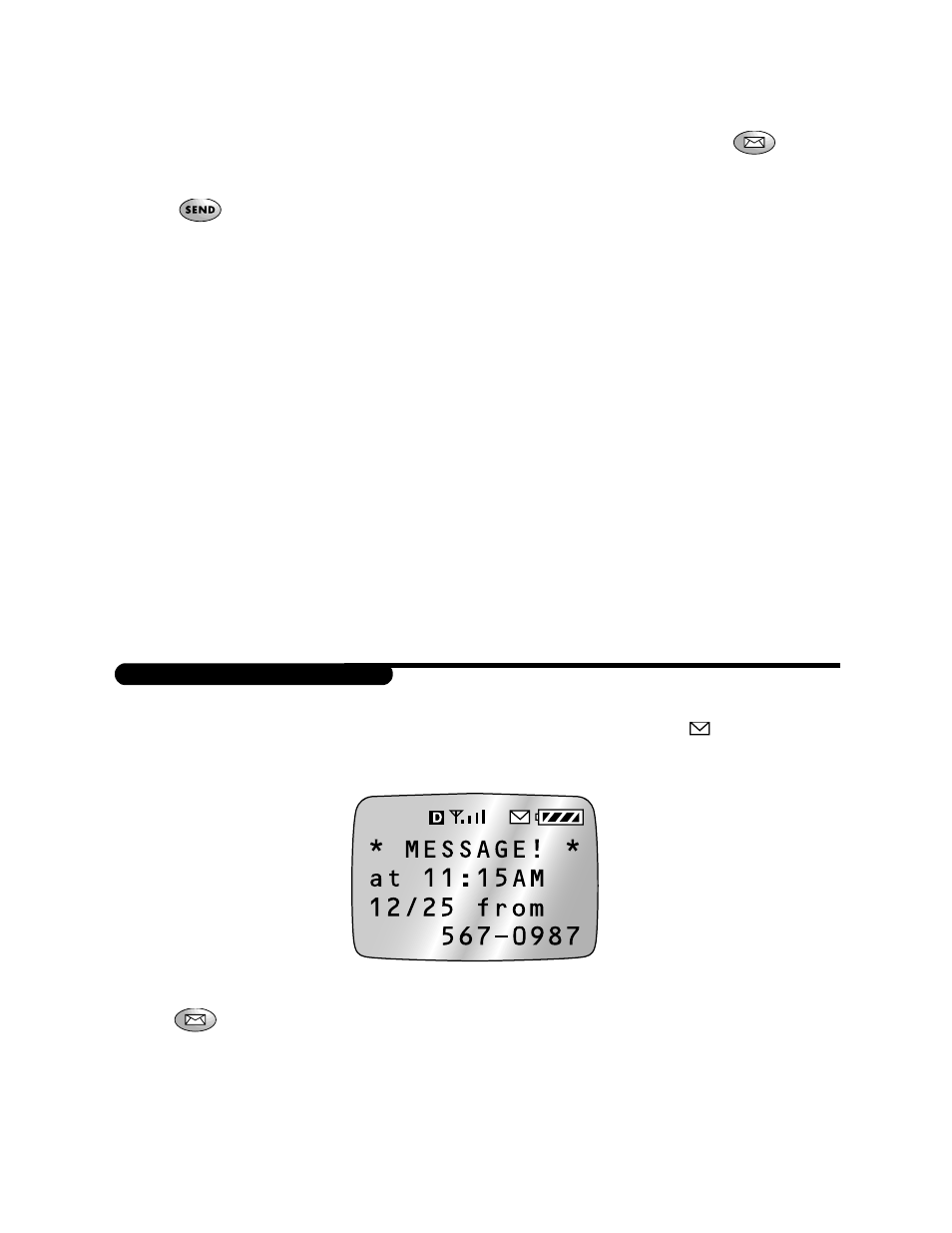 Paging, messaging, and voice mail, Message, Voice mail notification | Net alert, New message alert | Kyocera QCP 2700 User Manual | Page 34 / 50