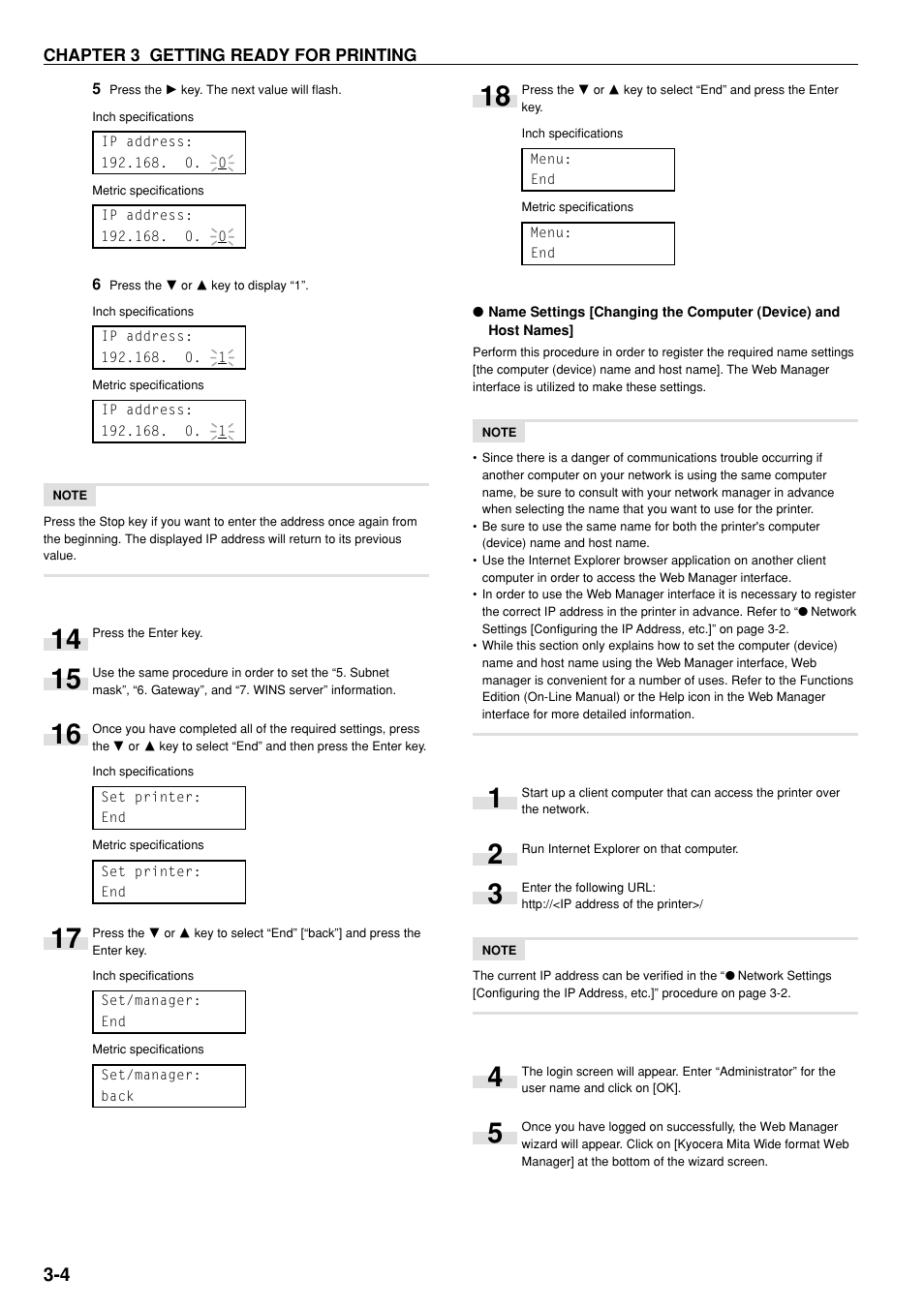 Kyocera KM-P4850w User Manual | Page 22 / 68