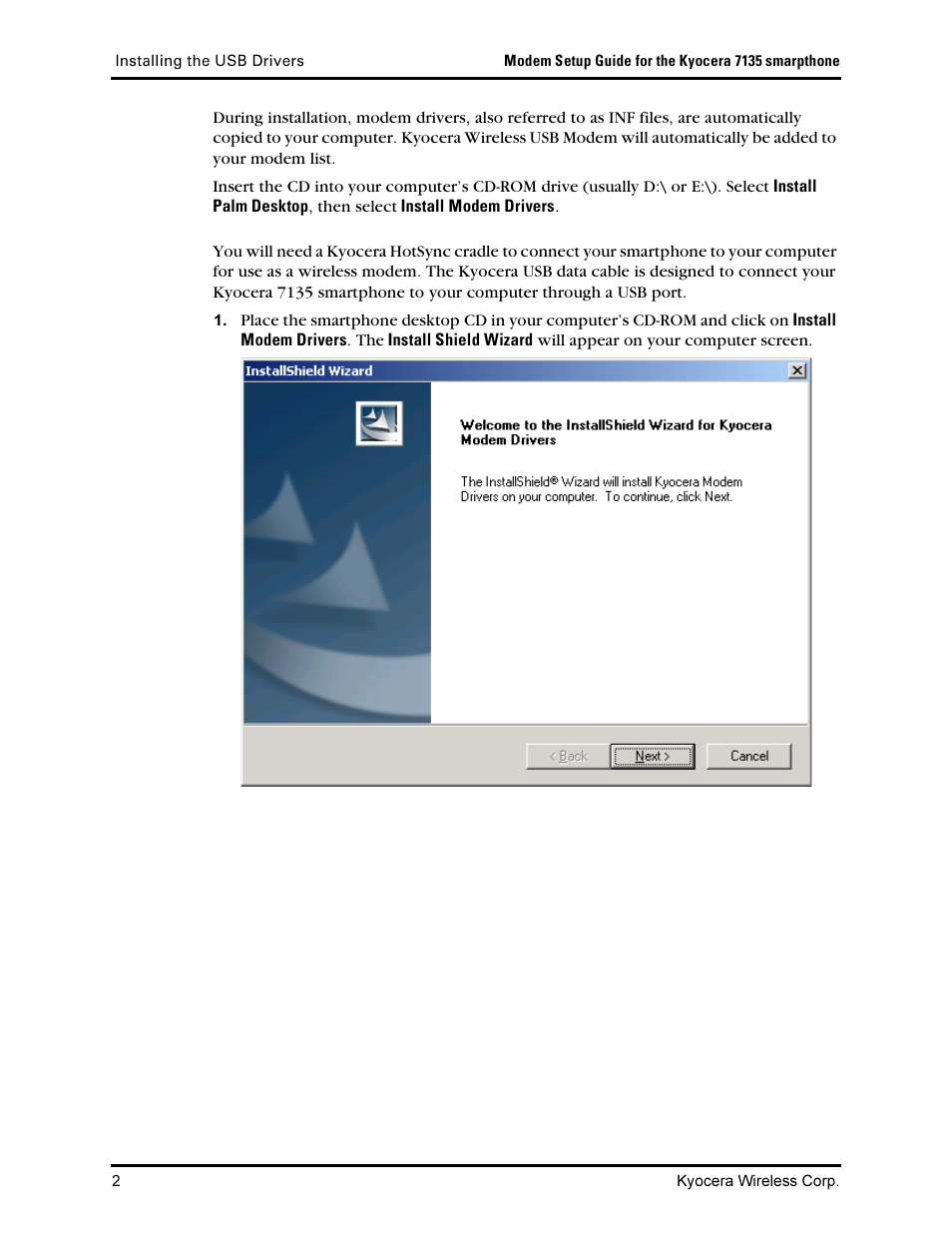 Kyocera 7135 Smartphone User Manual | Page 4 / 12
